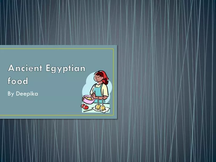 ancient egyptian food