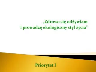 priorytet i
