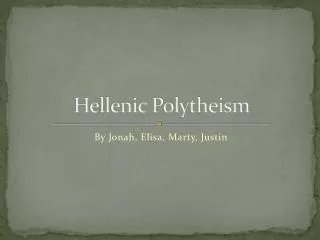 Hellenic Polytheism