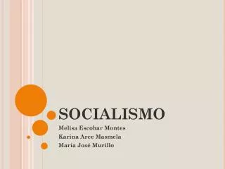 socialismo