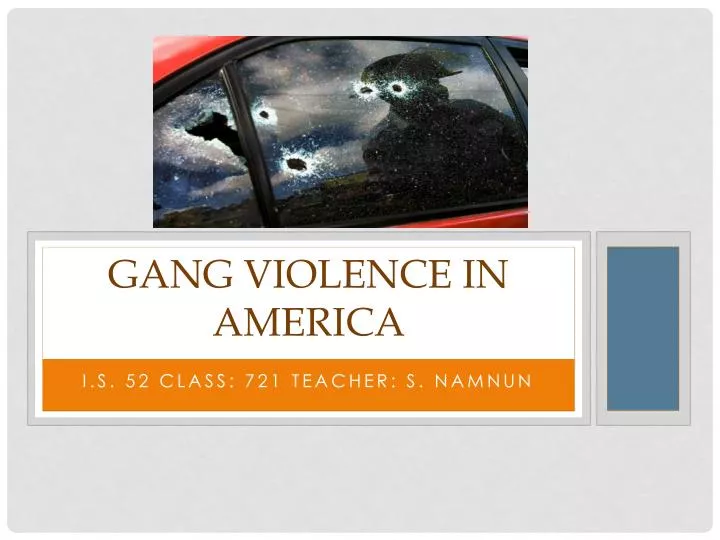 gang violence in america