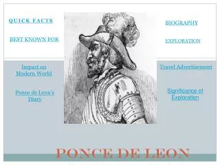 Ponce De Leon