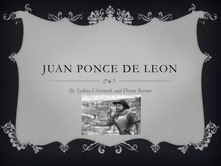 Juan ponce DE Leon
