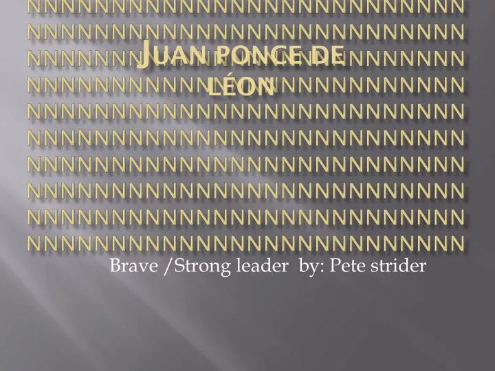 brave strong leader by pete strider