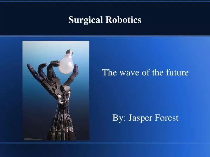 surgical robotics