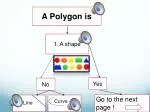 A Polygon is - slide 1