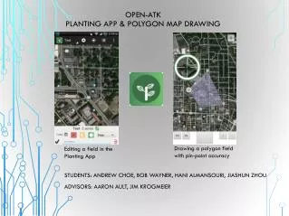 Open-ATK Planting app &amp; Polygon Map Drawing