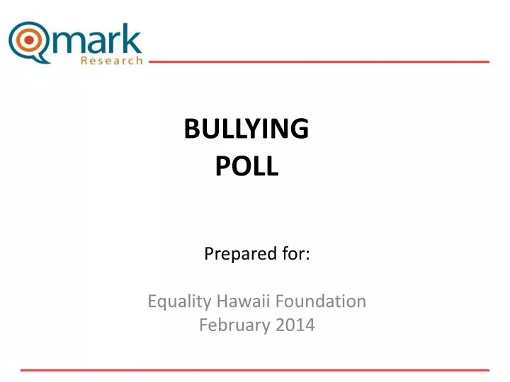 bullying poll