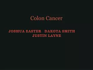 Colon Cancer