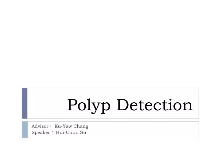polyp detection