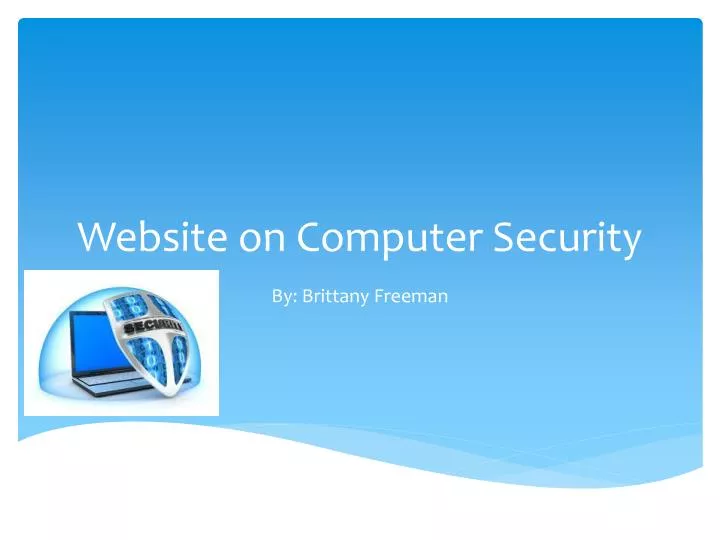 website on computer security