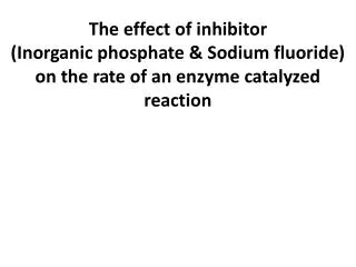 Type of Inhibitors