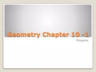 geometry chapter 10 1