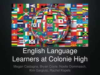 English Language Learners at Colonie High