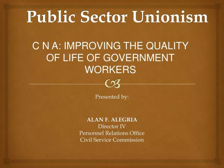 public sector unionism