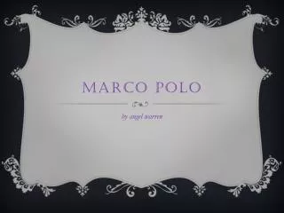 marco polo