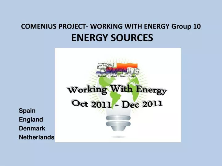 comenius project working with energy group 10 energy sources