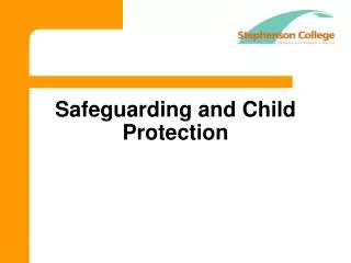 Safeguarding and Child Protection