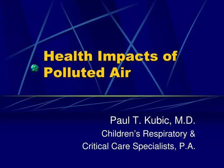 health impacts of polluted air