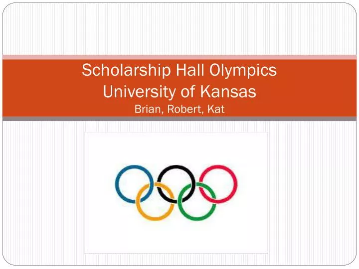 scholarship hall olympics university of kansas brian robert kat