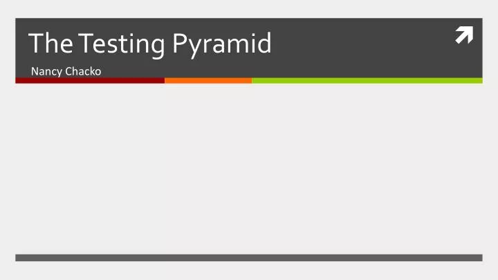 the testing pyramid