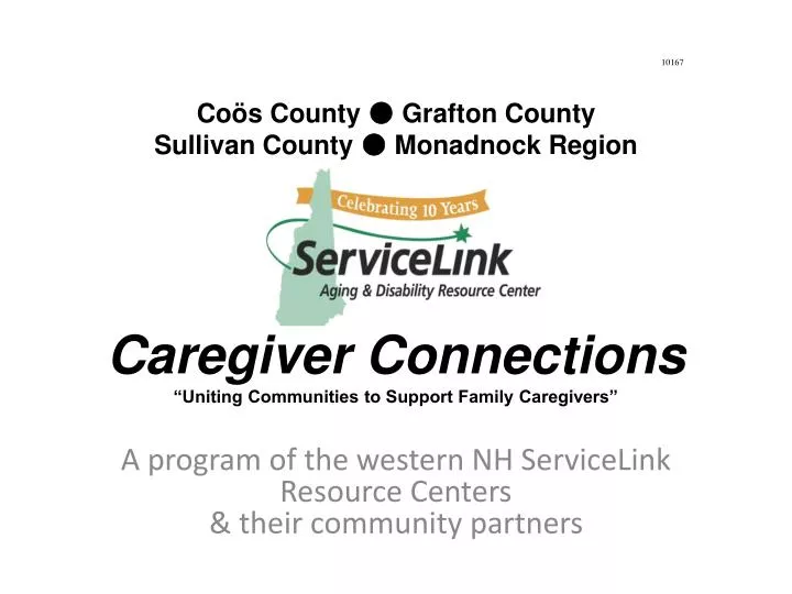 a program of the western nh servicelink resource centers their community partners