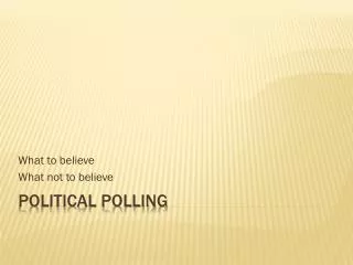 Political Polling