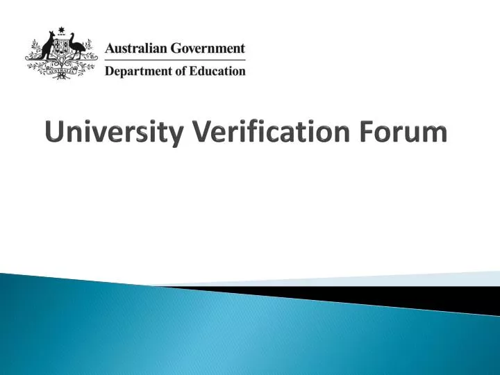 university verification forum