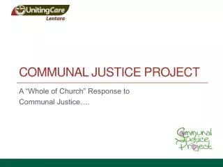Communal Justice Project