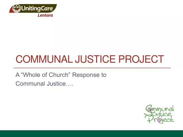 communal justice project
