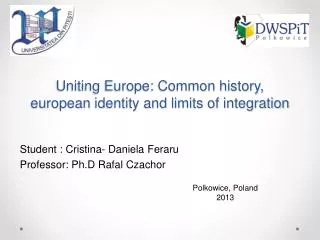 uniting europe common history european identity and limits of integration