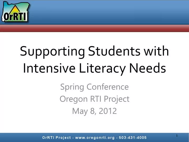 supporting students with intensive literacy needs