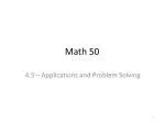 Solving Problems with Two or More Unknowns: A Step-by-Step Guide - slide 1