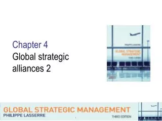 Chapter 4 Global strategic alliances 2