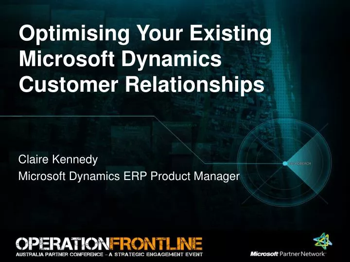 optimising your existing microsoft dynamics customer relationships