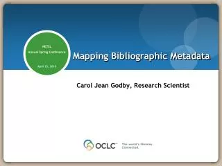 Mapping Bibliographic Metadata