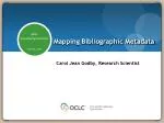 Mapping Bibliographic Metadata - slide 1