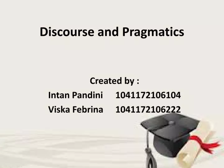 discourse and pragmatics