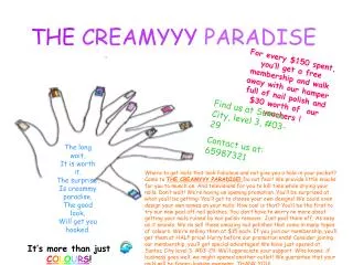 the creamyyy paradise