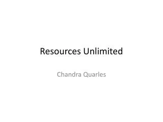 Resources Unlimited