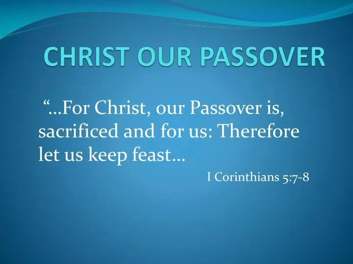 christ our passover
