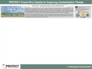 PROTECT: Puerto Rico Testsite for Exploring Contamination Threats