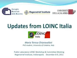 Updates from LOINC Italia