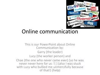 Online communication