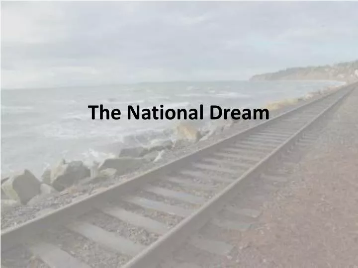 the national dream