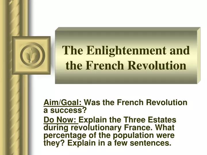 the enlightenment and the french revolution