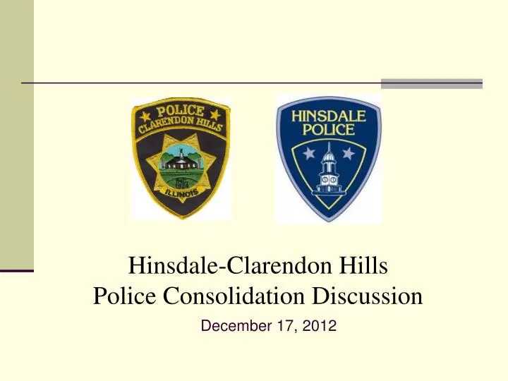hinsdale clarendon hills police consolidation discussion
