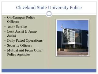 Cleveland State University Police