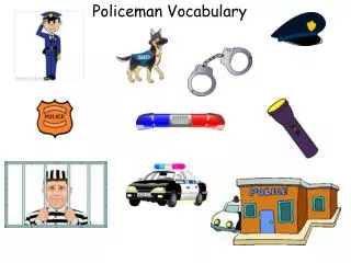 Policeman Vocabulary