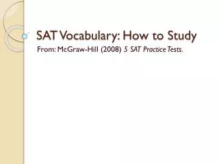 sat vocabulary how to study